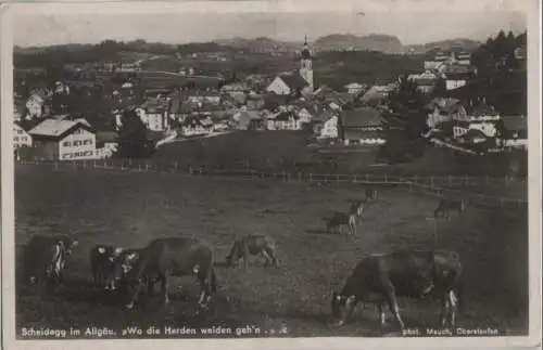 Scheidegg - Wo die Herden weiden gehn - 1937