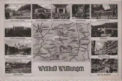 Bad Wildungen - u.a. Königsquelle - ca. 1965