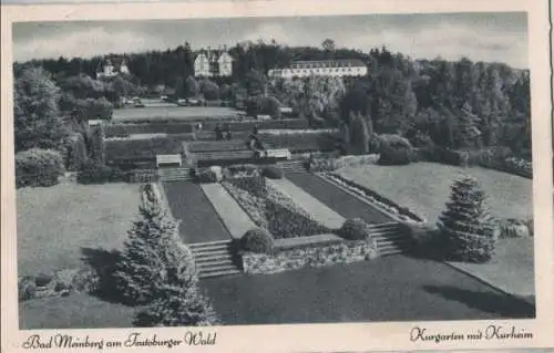 Bad Meinberg - Kurgarten mit Kurheim - 1952