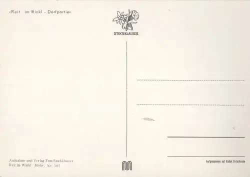 Reit im Winkl - Dorfpartie