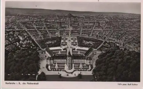 Karlsruhe - Fächerstadt - ca. 1955