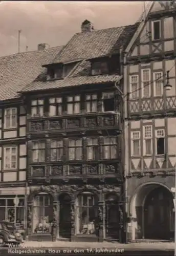 Wernigerode - Holzgeschnitztes Haus - 1966