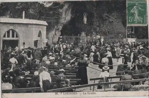 Frankreich - Frankreich - Lourdes - La Grotte - 1908