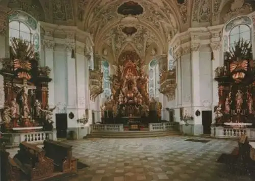 Gößweinstein - Basilika, Hochaltar mit Kreuz - ca. 1980