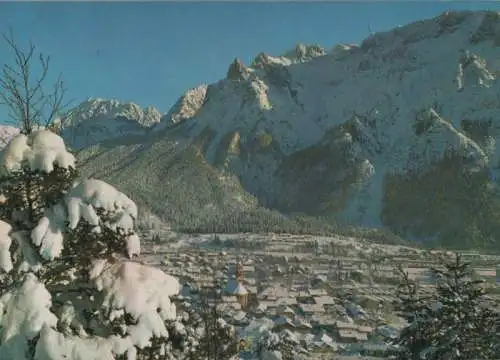 Mittenwald - gegen Karwendelgebirge - 1992