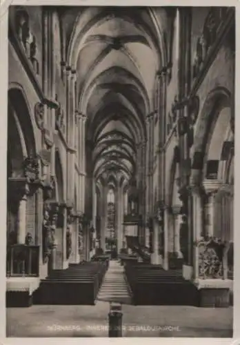 Nürnberg - Sebalduskirche, Inneres - 1935