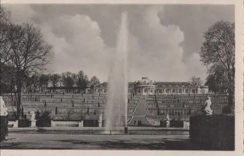 Potsdam, Sanssouci - mit großer Fontaine