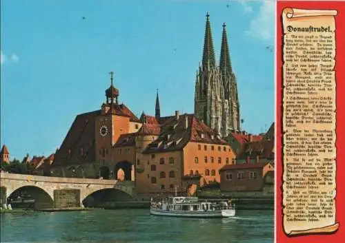 Regensburg - Steinerne Brücke und Dom - ca. 1975