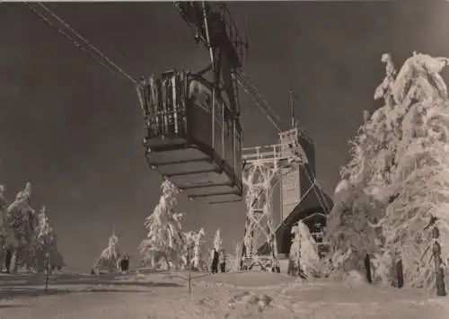 Oberwiesenthal - Bergstation der Drahtseilbahn - 1973