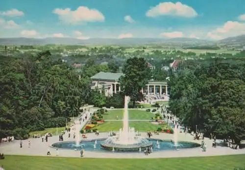 Bad Oeynhausen - Kurpark mit Wiehengebirge - ca. 1975