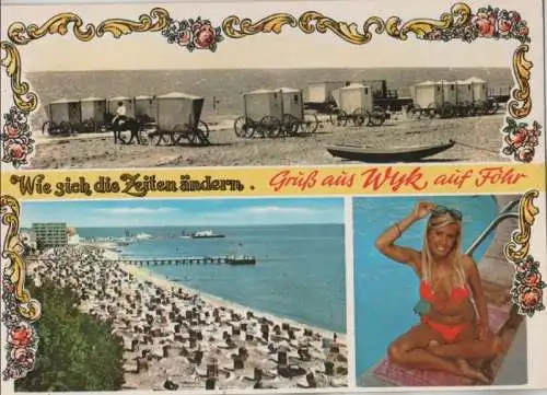 Wyk auf Föhr - wie sich Zeiten ändern - ca. 1985