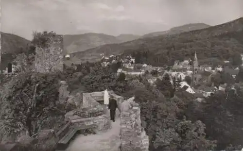 Badenweiler - Blick v. Burgruine - 1966