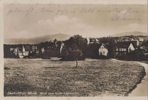 Oberhof - Blick vom Hotel Esplanade