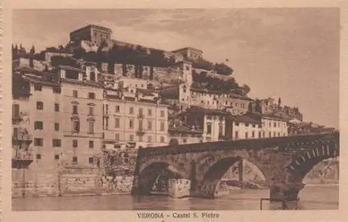 Italien - Italien - Verona - Castel S. Pietro - ca. 1935