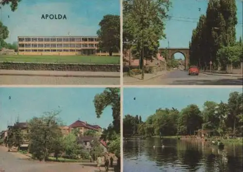 Apolda - u.a. Polytechnische Oberschule - 1969