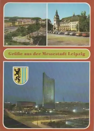 Leipzig u.a. Hauptbahnhof - ca. 1985