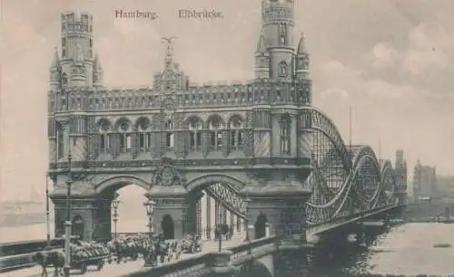 Hamburg - Elbbrücke - ca. 1935