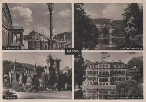 Kassel - u.a. Friedrichsplatz - ca. 1955