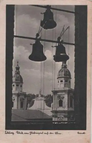 Österreich - Österreich - Salzburg - Blick vom Glockenspiel auf den Dom - 1944