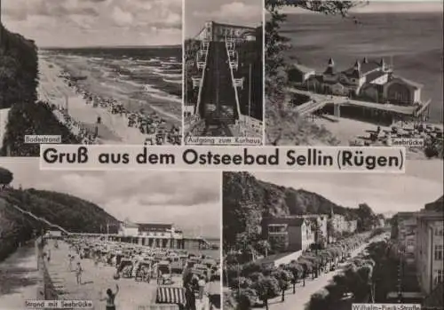 Sellin - u.a. Seebrücke - 1963