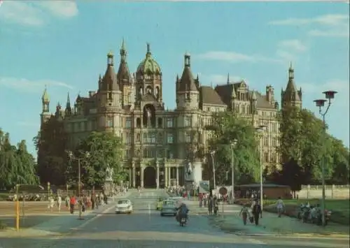 Schwerin - Schloß, Stadtseite - 1984