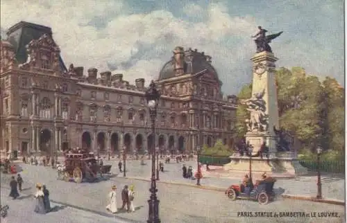 Frankreich - Paris - Frankreich - Statue de Gambetta