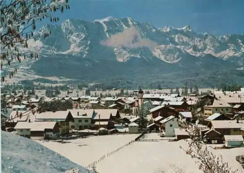 Wallgau - gegen Wettersteingebirge - 1982