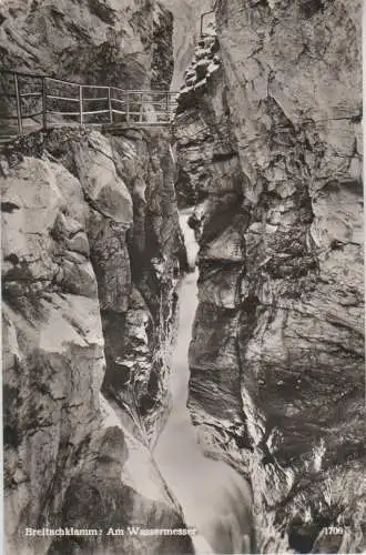 Breitachklamm - Am Wassermesser - ca. 1960