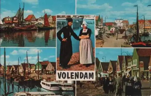 Niederlande - Niederlande - Volendam - 5 Teilbilder - 1988