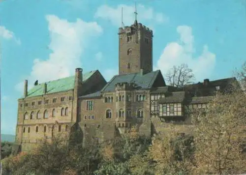 Eisenach - Wartburg von Südosten - 1977