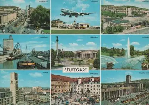 Stuttgart - 9 Bilder - ca. 1965