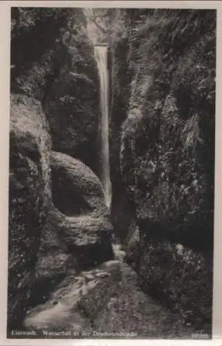 Eisenach - Wasserfall in der Drachenschlucht - 1950