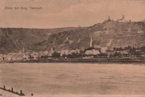 Alken - mit Burg Thurandt - ca. 1935