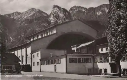 Oberammergau - Passionstheater, Bühnenseite - 1959