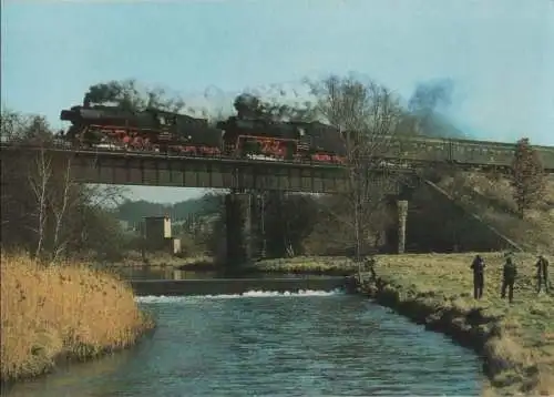 Nossen - Brücke über die Freiberger Mulde - 1988