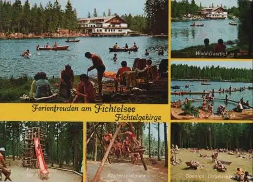 Fichtelsee - 6 Teilbilder - ca. 1980