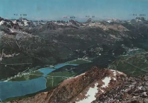 Schweiz - Schweiz - Oberengadin - vom Piz Corvatsch - ca. 1980