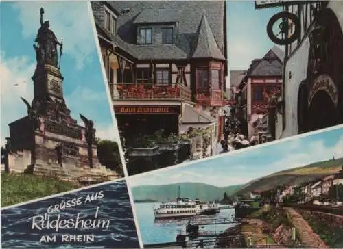 Rüdesheim - u.a. Rheinufer - ca. 1965