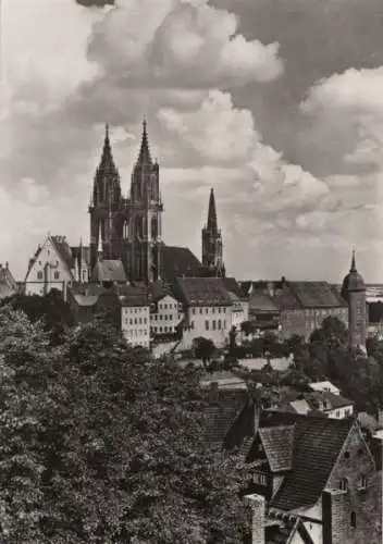 Meißen - Blick von der LPG-Hochschule - 1977