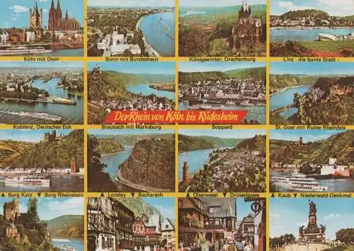 Rhein (gesamt) - von Köln bis Rüdesheim - 1996