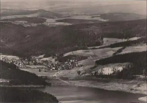 Sosa - mit Talsperre des Friedens - vom Auersberg - 1966