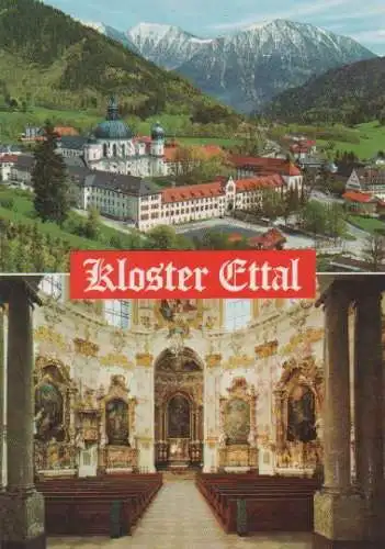 Ettal gegen Estergebirge und innen - ca. 1995