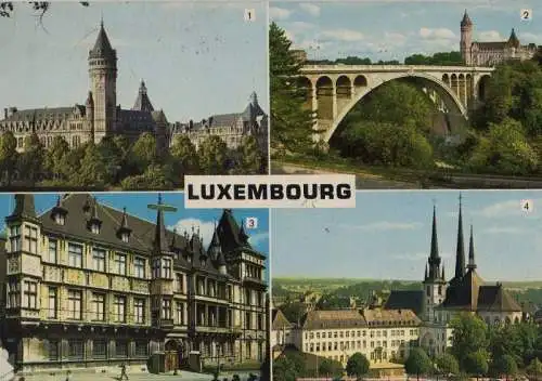 Luxemburg - Luxemburg - Luxemburg, Luxembourg - u.a. Cathedrale - 1971