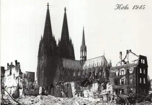 Köln - Dom nach Krieg