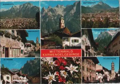 Mittenwald - u.a. Hochstraße - 1974