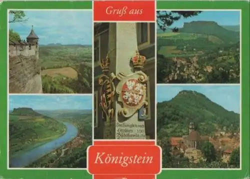 Königstein - u.a. Stadt und Festung - 1987