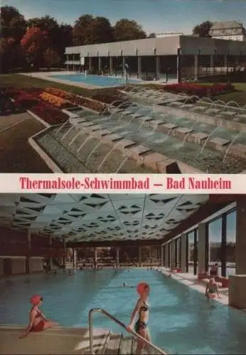 Bad Nauheim - Thermalsole-Schwimmbad - ca. 1975