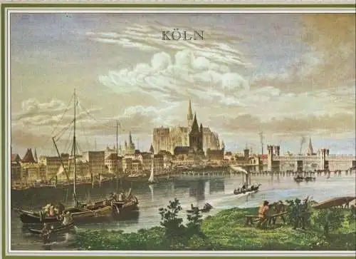 Köln - Gesamtansicht mit Rheinhafen