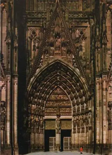 Köln - Dom, Hauptportal - ca. 1970