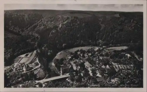 Treseburg - Blick vom Weißen Hirsch - 1937